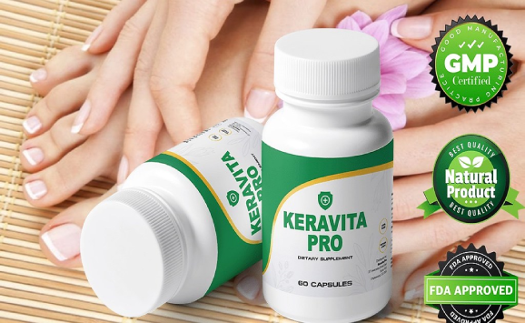 Overview image explaining what Keravita Pro is as a dietary supplement product